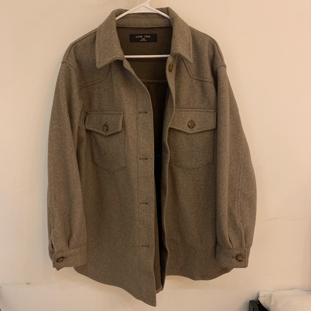 OVERSIZED BLAZER SHACKET